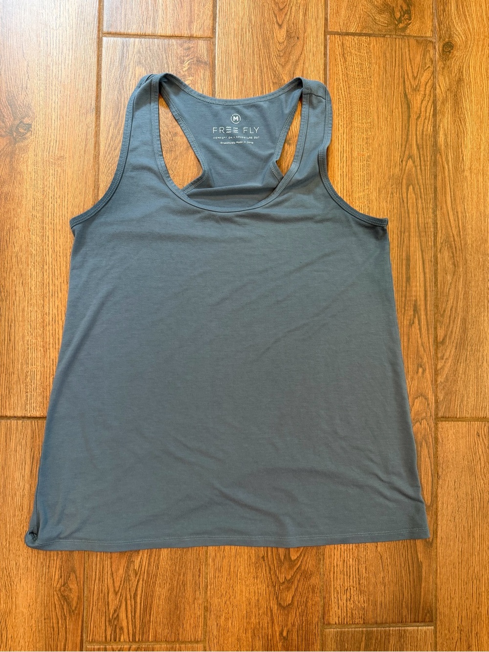 Freefly Women's Blue Racerback Tank Top / medium